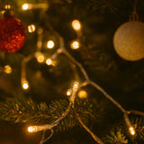 Pisca Estrobo Led Decoração De Natal 100 Luzes Branco Quente 8m 127V