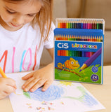 Lápis De Cor Com 24 Cores Sertic