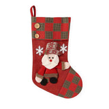 Enfeite De Natal Bota Decorativa Papai Noel E Boneco De Neve