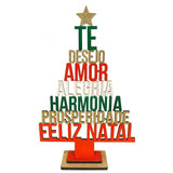 Enfeite Árvore de Natal Com Frases