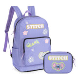 Kit Mochila Escolar Stitch Ohana Original Luxcel