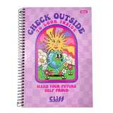 Caderno Universitário Capa Dura Cliff Girl 1 matéria Foroni