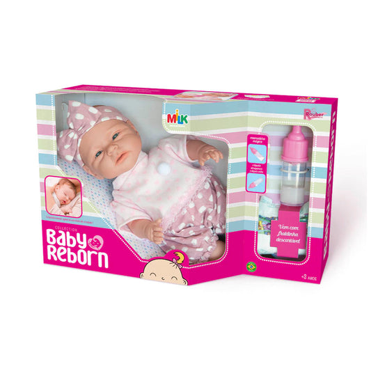Bebê Reborn Menina Boneca Realista Com Acessórios