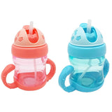 Copo De Bebê Infantil Com Alça e Canudo 200ml