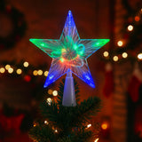 Estrela Ponteira LED Decoração Para Árvore de Natal