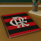 Caderno Universitário Grande Capa Dura Flamengo 10 Matérias
