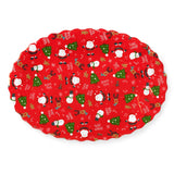 Bandeja Natalina Decorada Oval 40cm