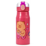 Garrafa Capivara Fofa Com Alça Para Transporte 550ml