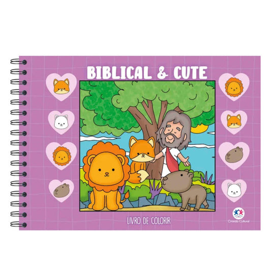 Livro de Colorir Biblical E Cute