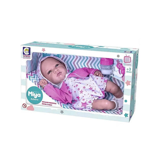Bebê Reborn Menina Boneca Realista Miya Cotiplás