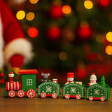 Enfeite De Natal Trenzinho MDF 19cm Decoração Casa