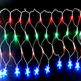 Rede 120L Led Com Estrela Colorida 8 Funções