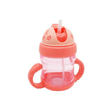 Copo De Bebê Infantil Com Alça e Canudo 200ml