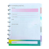 Caderno De Disco Médio Holográfico Coração