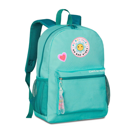 Mochila Escolar Grande No Bad Vibes Menina Clio