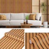 Papel De Parede Madeira Autoadesivo 5 Metros Para Sala Quarto Cozinha