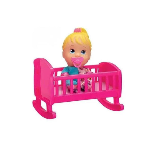 Boneca Little Dolls Bercinho E Chupetinha