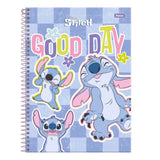 Caderno Universitário Capa Dura Stitch 15 Matérias Foroni