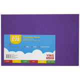 Kit Folha De EVA Lisa A4 Com 10 Cores Sortidas
