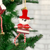Enfeite Feltro Papai Noel Com Guizo 20Cm