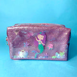 Necessaire Estojo Sereia Glitter