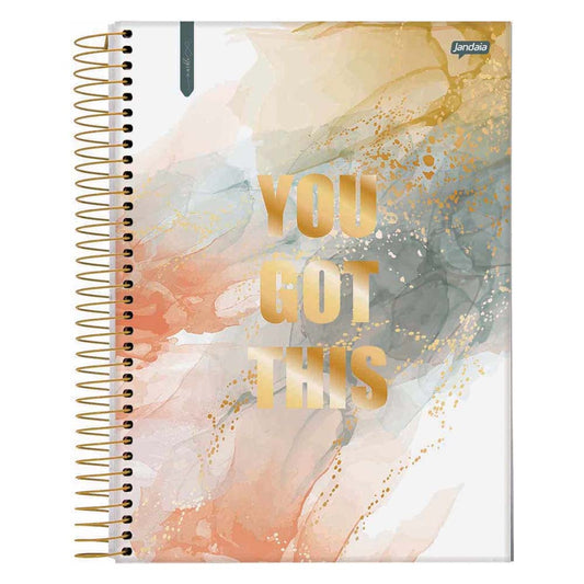 Caderno Universitário Marble 1 Matéria Jandaia