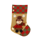 Enfeite De Natal Bota Decorativa Papai Noel E Boneco De Neve