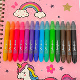 Giz De Cera Retrátil Rebecca Bonbon Com 12 Cores SkyPaper