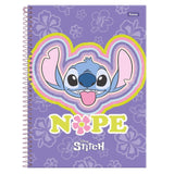 Caderno Universitário Capa Dura Stitch 15 Matérias Foroni