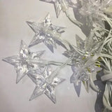 Rede 120L Led Com Estrela Colorida 8 Funções