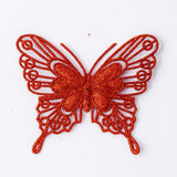 Enfeite De Natal Decorativo Borboleta Glitter Com 7