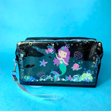 Necessaire Estojo Sereia Glitter