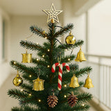 Kit Enfeites De Natal Com Ponteira 12 Peças