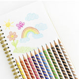 Lápis De Cor Com 12 Spiro Grip Sertic