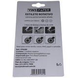Estilete Rotativo Lâmina Com 28mm Para Corte De Papel Tecido Couro Vinil Yins Paper