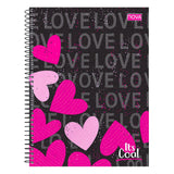 Caderno Grande Universitário Capa Dura 1 Matéria 80 Folhas It's Cool Nova Cadernos