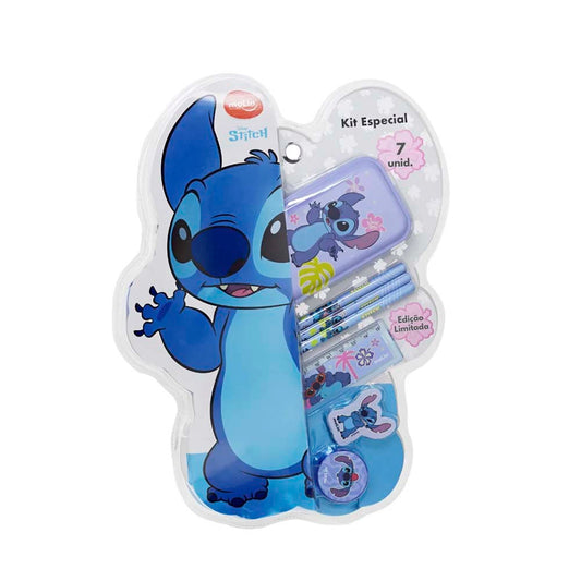Kit Especial Escolar Stitch 7 Itens Molin