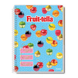 Caderno Universitário Capa Dura Fruit-tella 10 Matérias Credeal