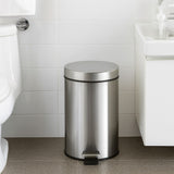 Anúncio Kit Lixeira + Escova Sanitária Inox Para Banheiro