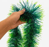 Festão Opaco Verde/Verde 12Cm - 2M