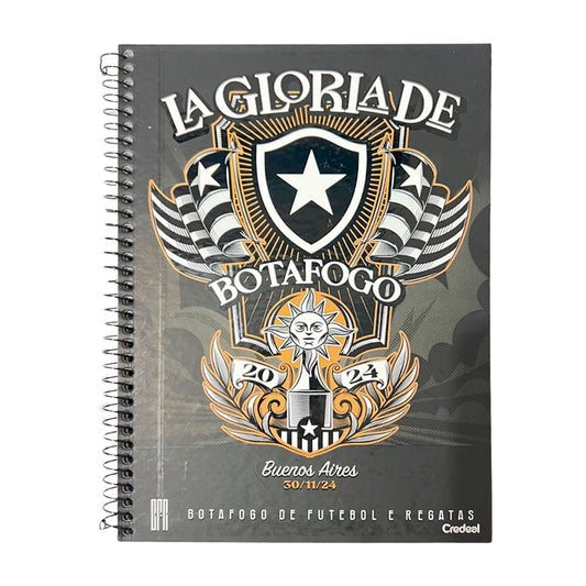 Caderno Universitário Capa Dura Botafogo 10 Matérias Credeal