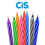 Kit Caneta Spiro 0.7 Com 8 Cores Sertic