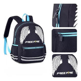 Mochila Escolar Free Fire Asas Original Coleção 2026 Clio