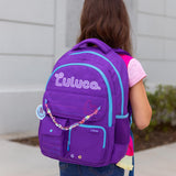 Mochila Escolar Luluca 3B Miçanga Original Clio