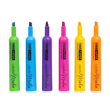 Kit Marcador Piloto de Quadro Branco Com 6 Cores