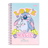 Caderno Universitário Capa Dura Stitch 1 Matéria Foroni