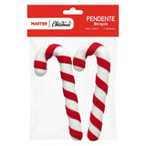 Enfeite De Natal Pendente Bengala Decoração Para Árvore