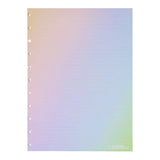 Refil Folha de Caderno Inteligente Rainbow Pautado Grande
