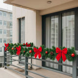 Festão De Natal Decoração Natalina Arvore De Natal Verde Branco Opaco