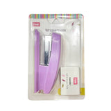 Kit Grampeador Médio Com Refil Pastel